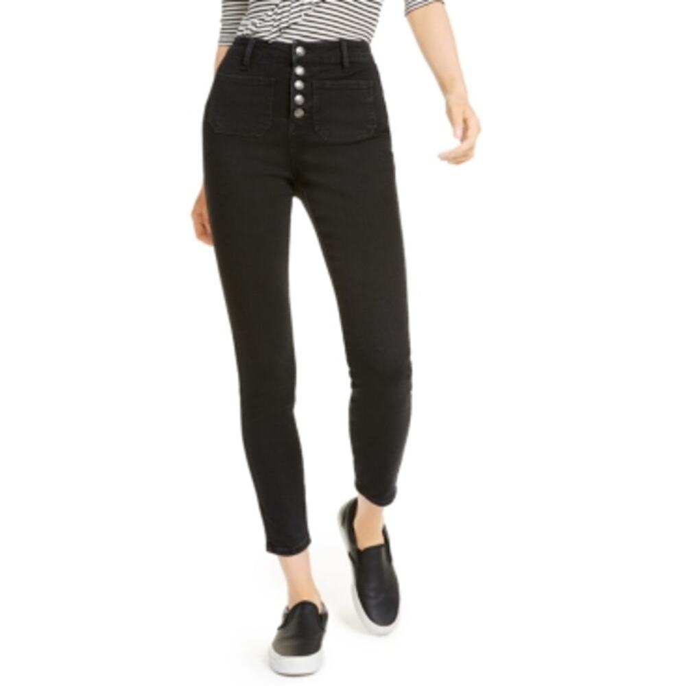 Oat High-Rise Sailor Skinny Jeans - Black NWT Size 29